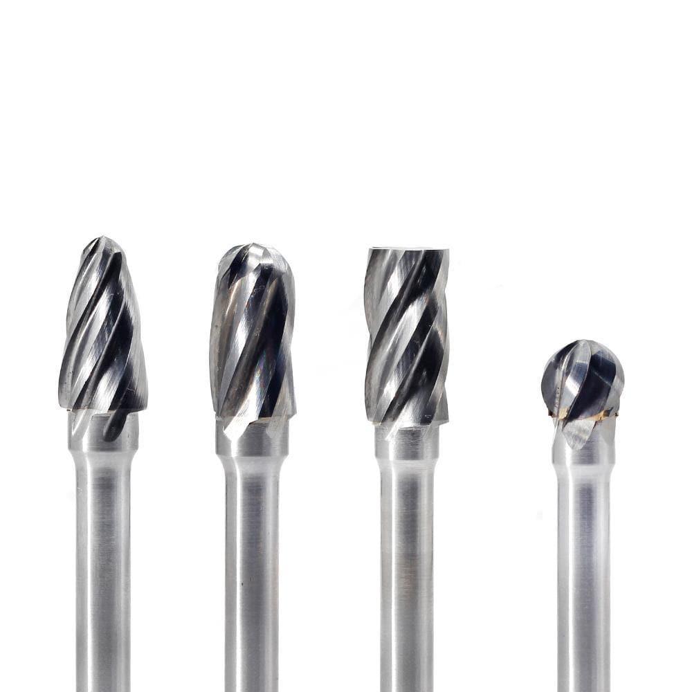 5l6 Set Electric Rotary Cutter Carbide Ball Burr Set Tjatseextra Long Shank ...