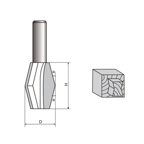 Butterfly Spine Router Bit-2