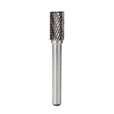 Carbide Burr B1020M06 Cylinderical End Cut Omni Range Head D 10 × 20 مم، عرقوب 6 مم، 65 ملم الطول الكامل