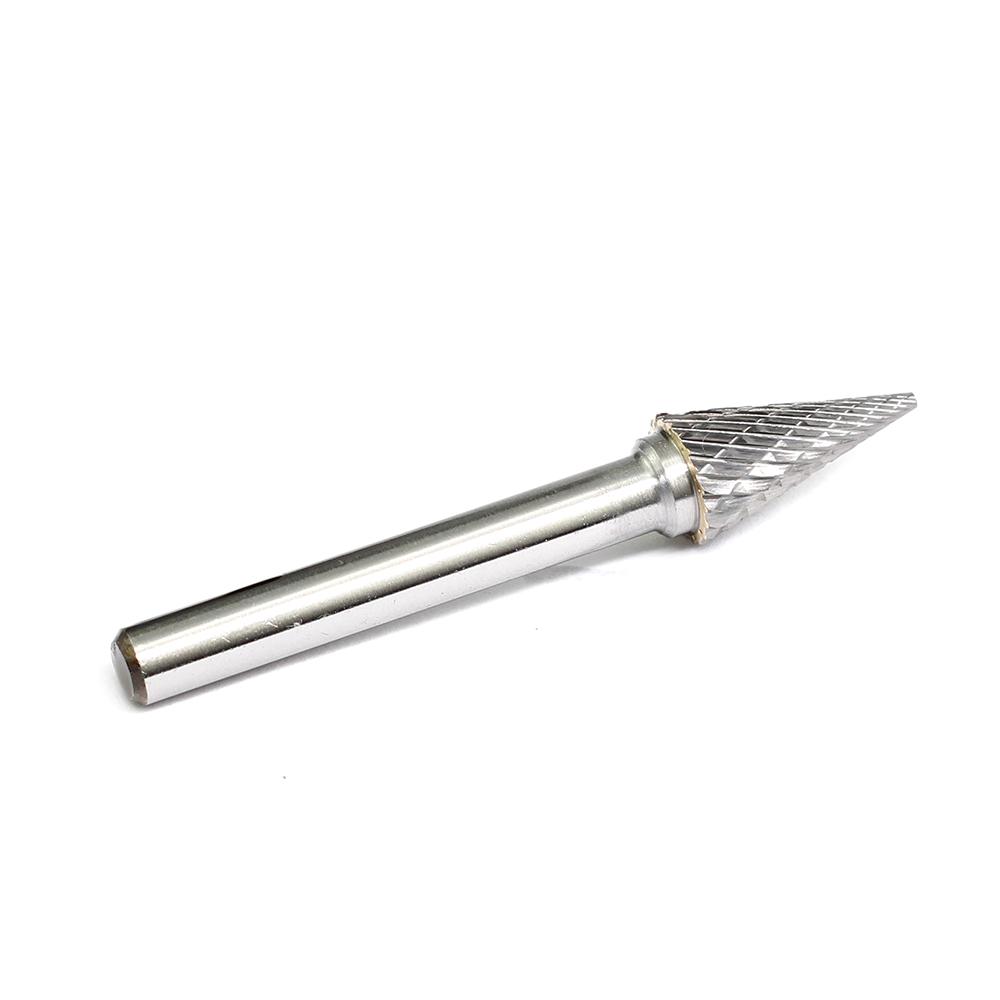 Carbide Burr M1020M06 Cone Pointed Forma Omni Range Head D 10 x 20mm, 6mm Shank, 65mm Comprimento total