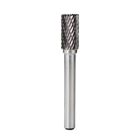 Carbide Burr SB-3 Cylinderical End Cut OMNI Range Head D 3/8 x 3/4L, 1/4 Shank, 2-1/2 Inch Full Length-1