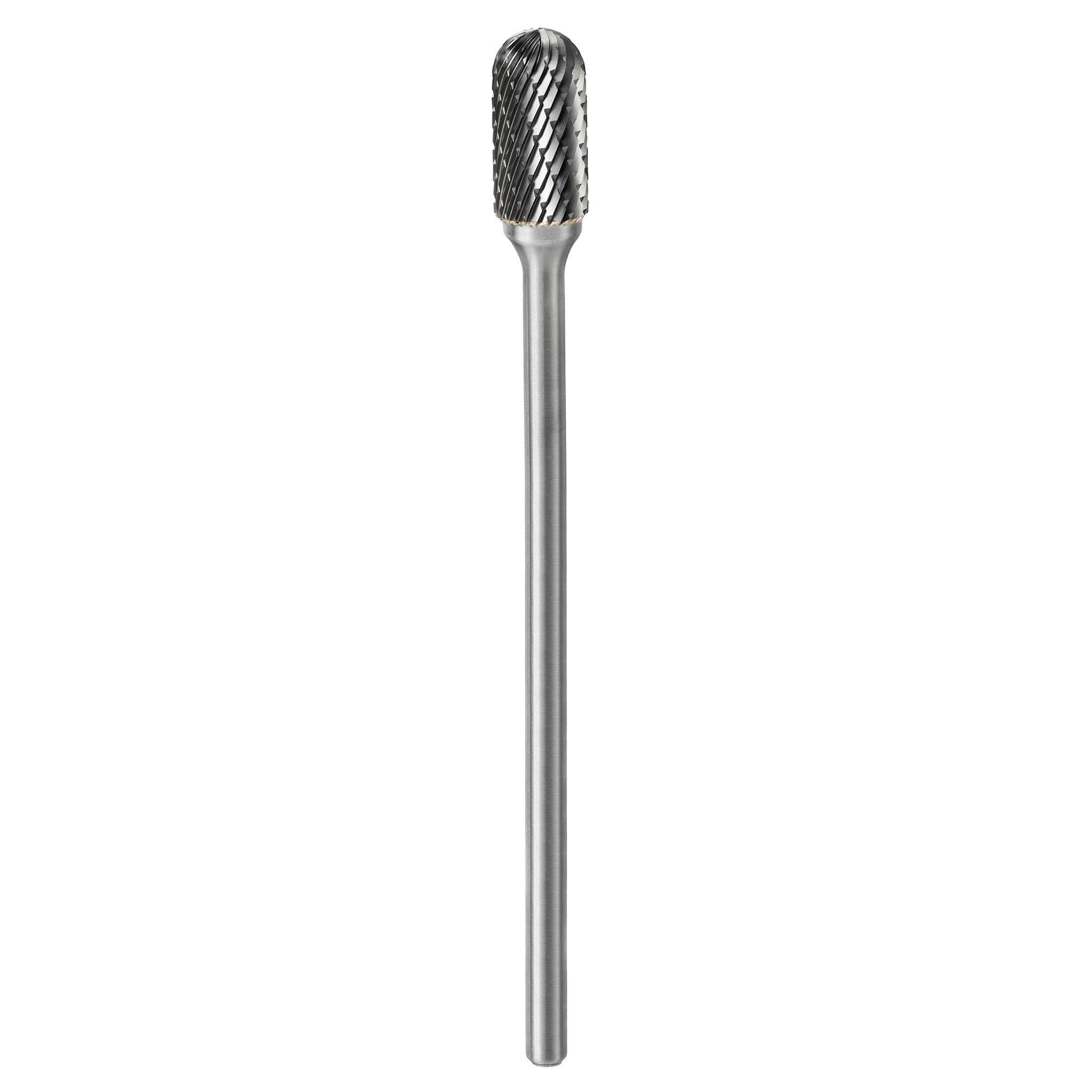 Carbide Burr SC 5L6 Cylindrical Ball Nose OMNI Range Head D 1 2 x 1 4 Shank 6 Inch Full Length