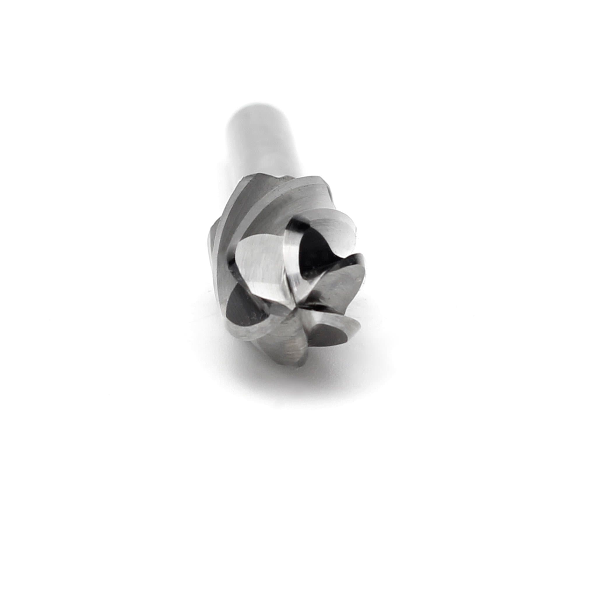 Carbide Burr SC5-NF Cylinderical Ball Nose ALUMIN Range Head D 1/2 x 1L ,1/4 Shank, 2-3/4 Inch Full Length-5