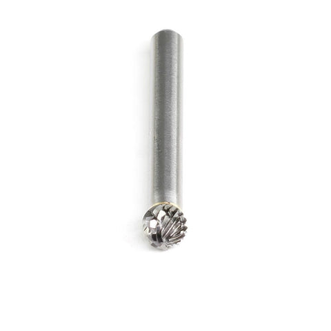 Carbide Burr SD-2 Ball Shape OMNI Range Head D 5/16 x 5/16L, 1/4 Shank, 2 Inch Full Length-4