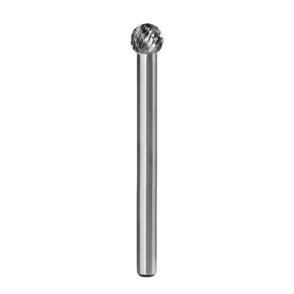 Carbide Burr SD 3L4 Ball Shape OMNI Range Head D 3 8 x 3 8L 1 4 Shank 4 1 3 Inch Full Length