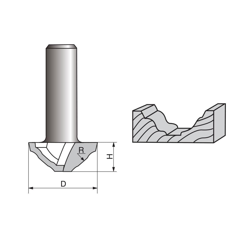 Classical Groove Router bit-0409-2