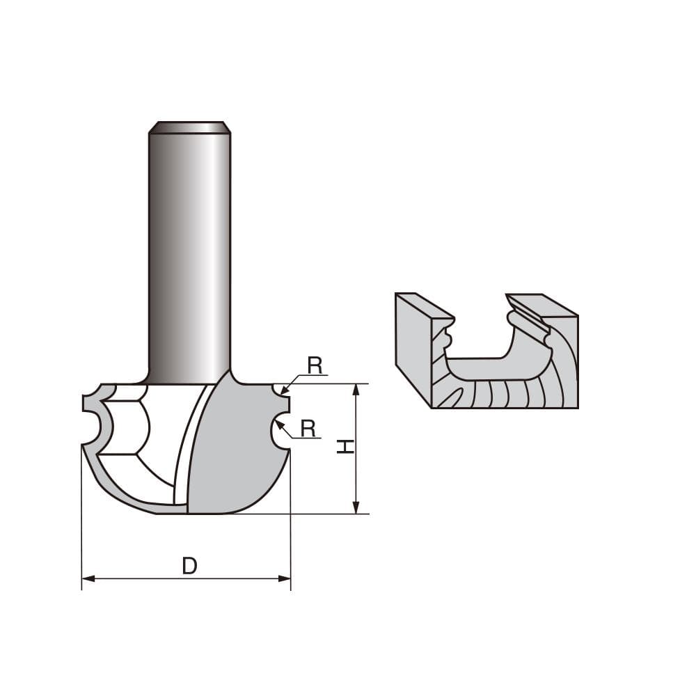 Classical Groove Router bit-0507