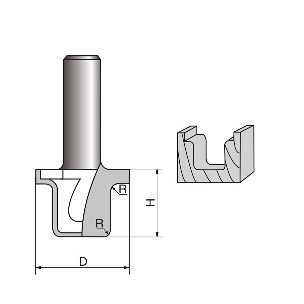 Classical Groove Router bit-0508