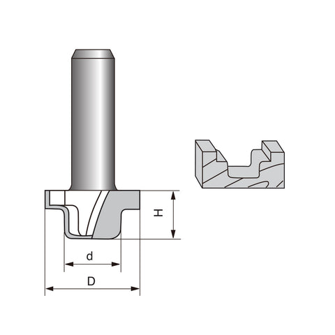 Classical Groove Router bit-0508A