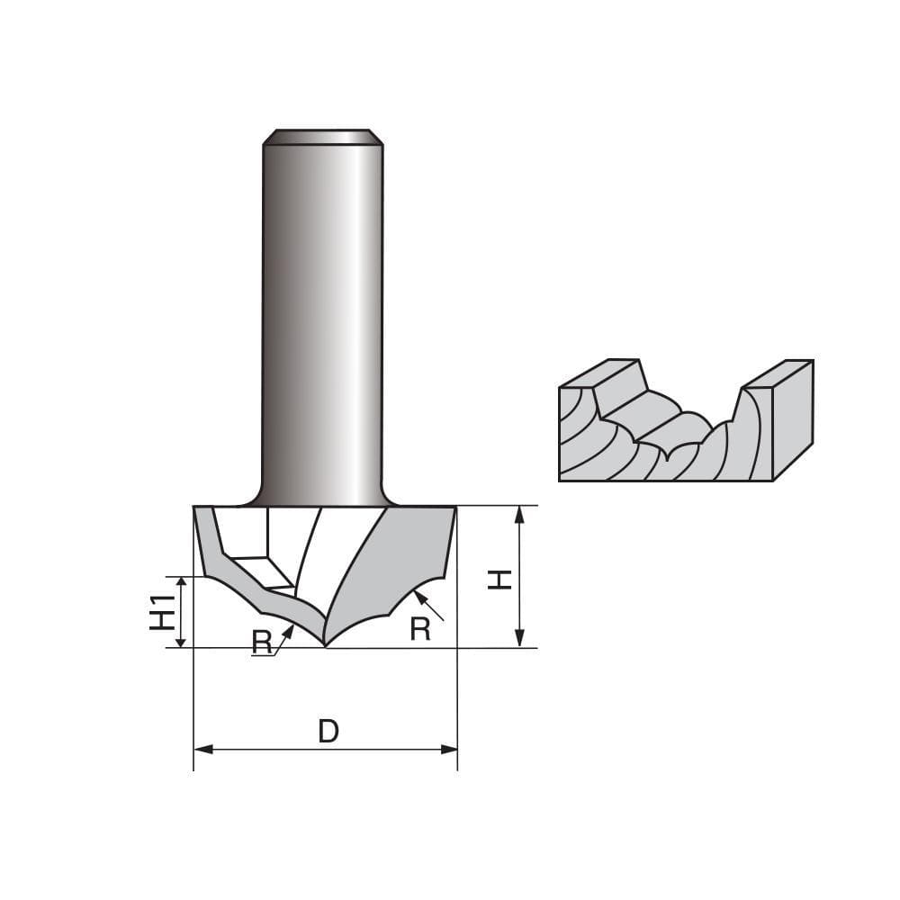 Classical Plunge Router bit-0410-2