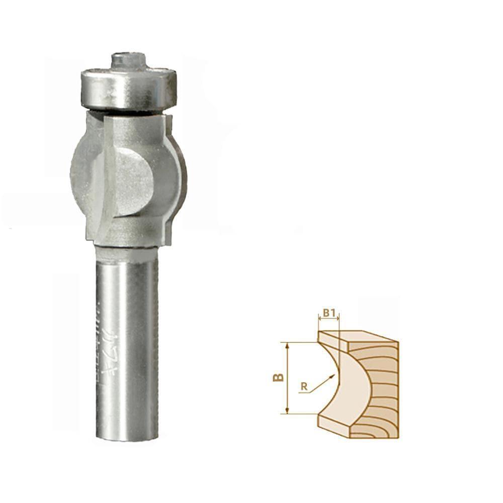 Integrated Drawer Pull Router Bit Door Lip & Finger/Drawer Pull Router bit-Core Box B – FindBuyTool