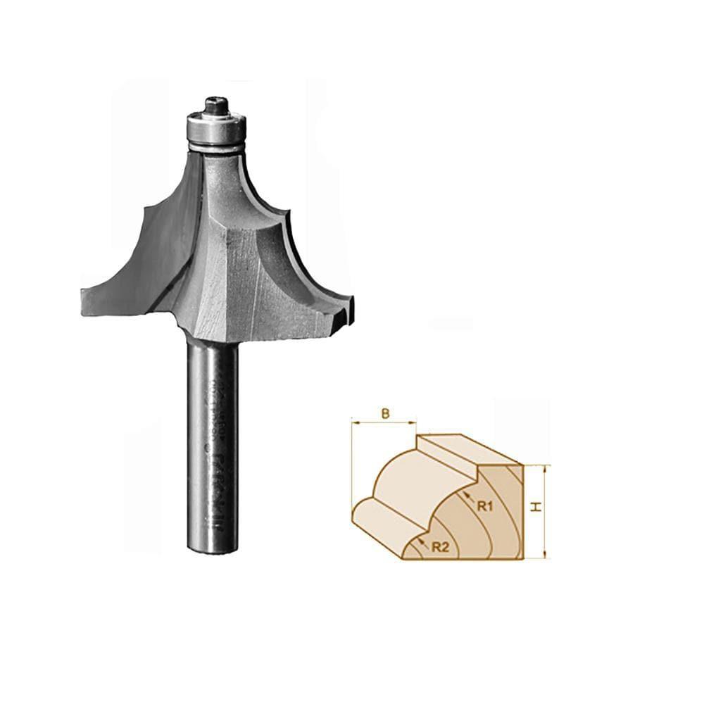 Double Round-Over Edging Router bit-0820 – FindBuyTool