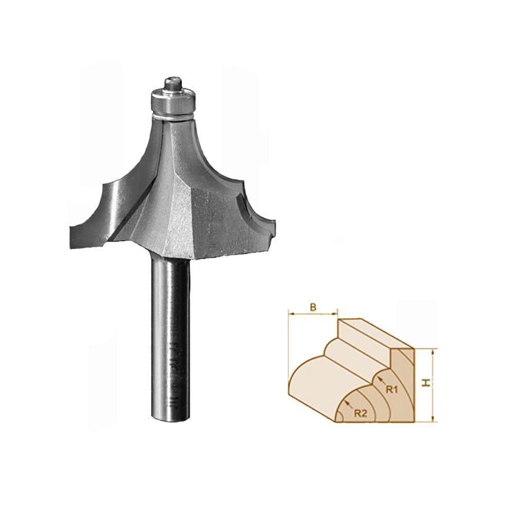 Double Round-Over Edging Router bit-0821
