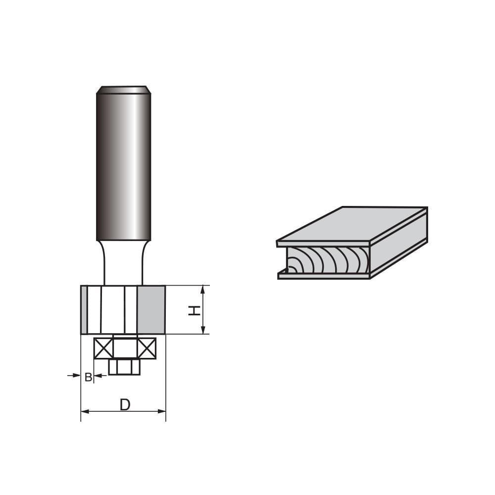 Face Inlay Router Bit-2