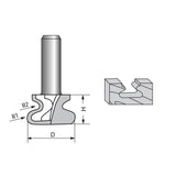 Finger/Drawer Pull Router bit-European Style-A - FindBuyTool