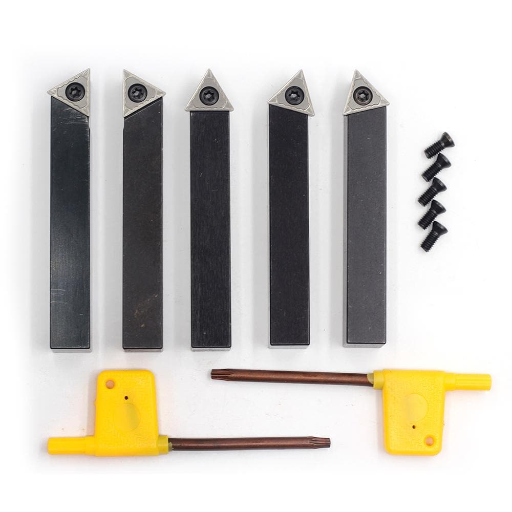 Ensemble d'outils Mini Turning indexable, 1 / 2inch, 5 pcs