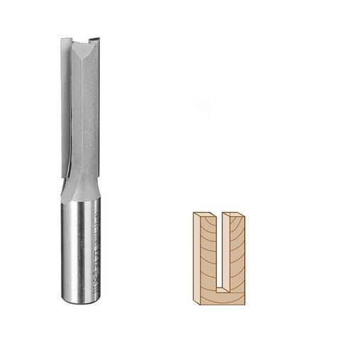 Straight Router Bit-10 to 14mm Dia. x 35 to 45mm Cutting Height, 1/2" Shank