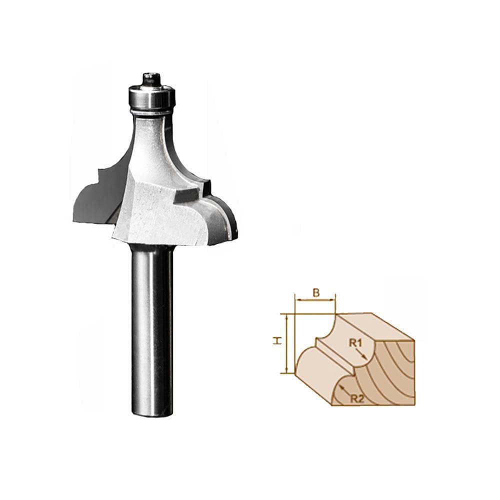 Ogee with Fillet Router bit-0808