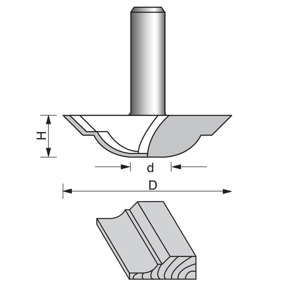 Raised Panel Router Bit-1903 – FindBuyTool