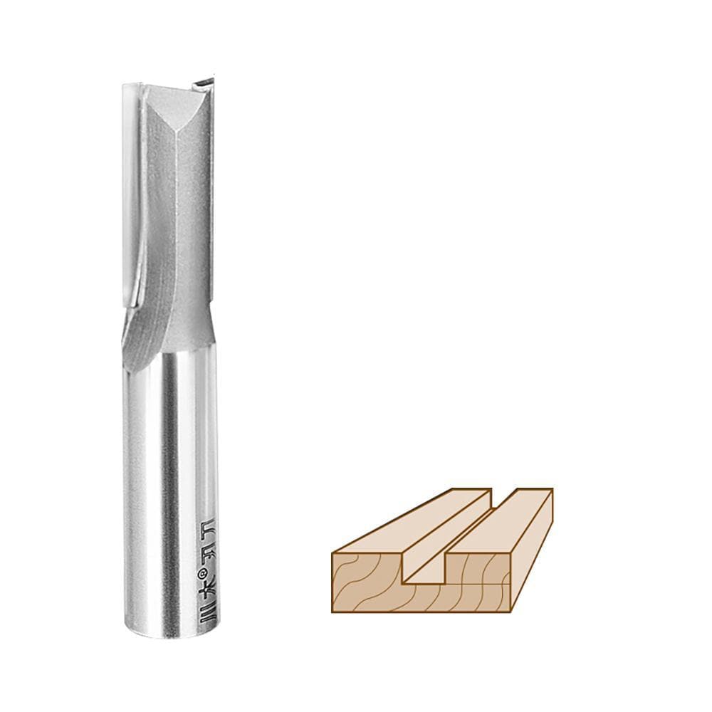 Straight Router Bit-8 to 30mm Dia. x 25 to 30mm Height, 1/2" Shank