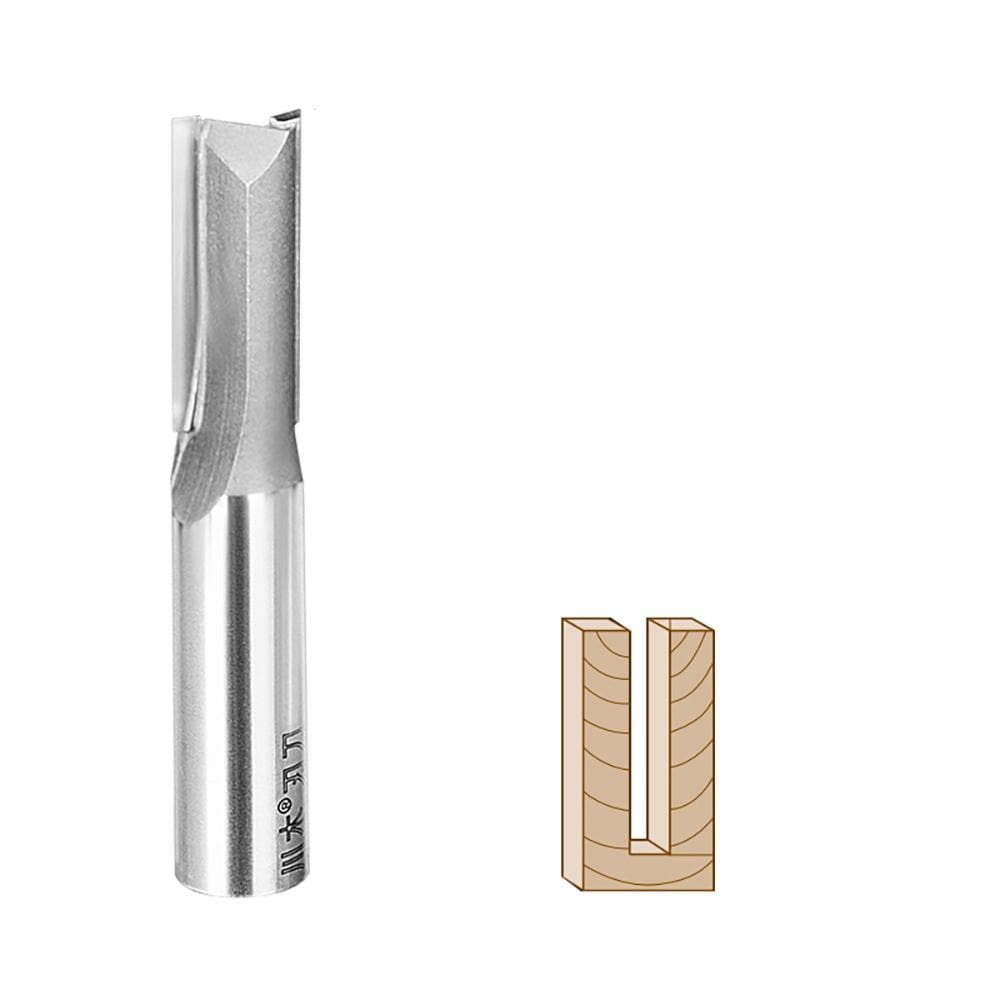 Straight Router Bit-8 to 12mm Dia. x 25 to 30mm Height, 12mm Shank