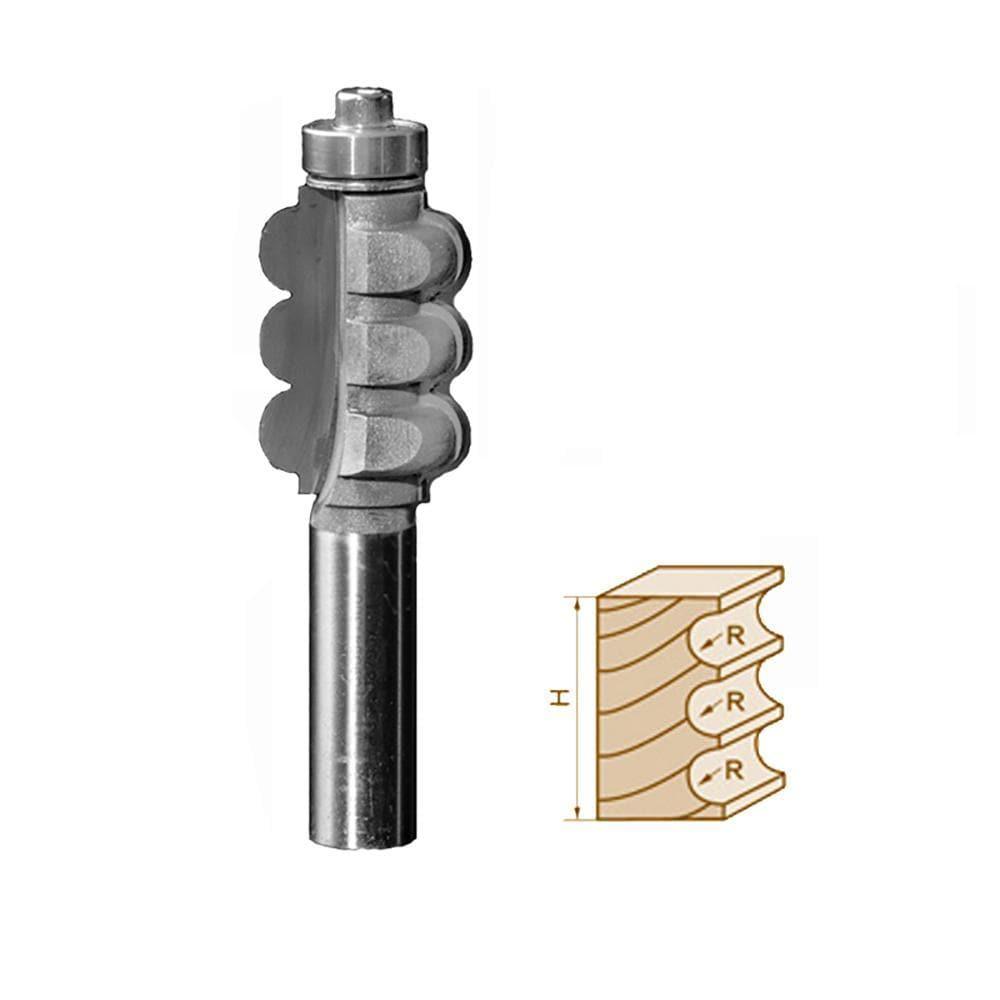 Triple Flute Molding Router bit – FindBuyTool