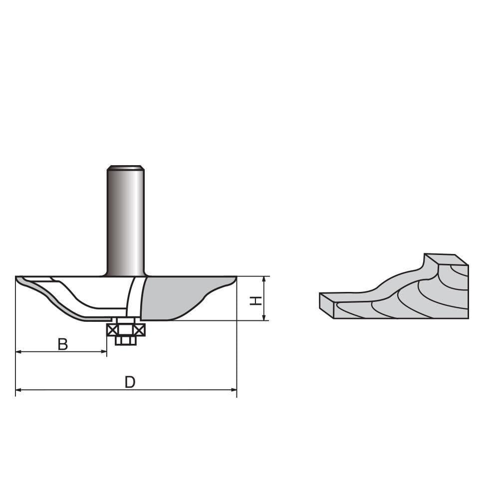 Wavy Raised Panel Router bit – FindBuyTool