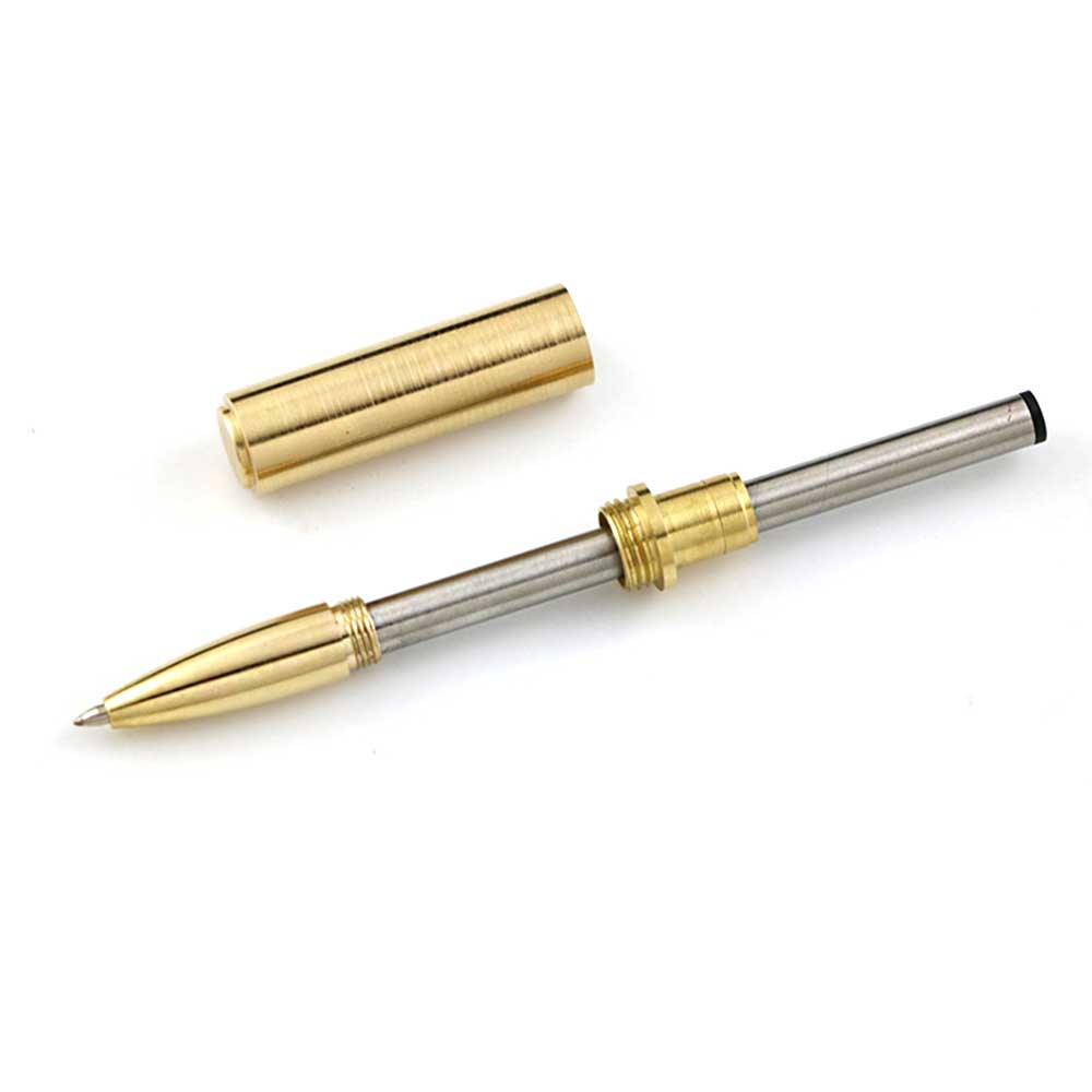 Chrome/Gold Pocket Chalk Holder Pen Kits Wood Turning Kits Pen Making BP554#
