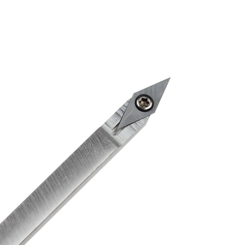 Woodturning Carbide Lathe Tool Mini Size Detailer Diamond Tip-6