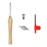 Woodturning Carbide Lathe Tool Mini Size Detailer Diamond Tip-9