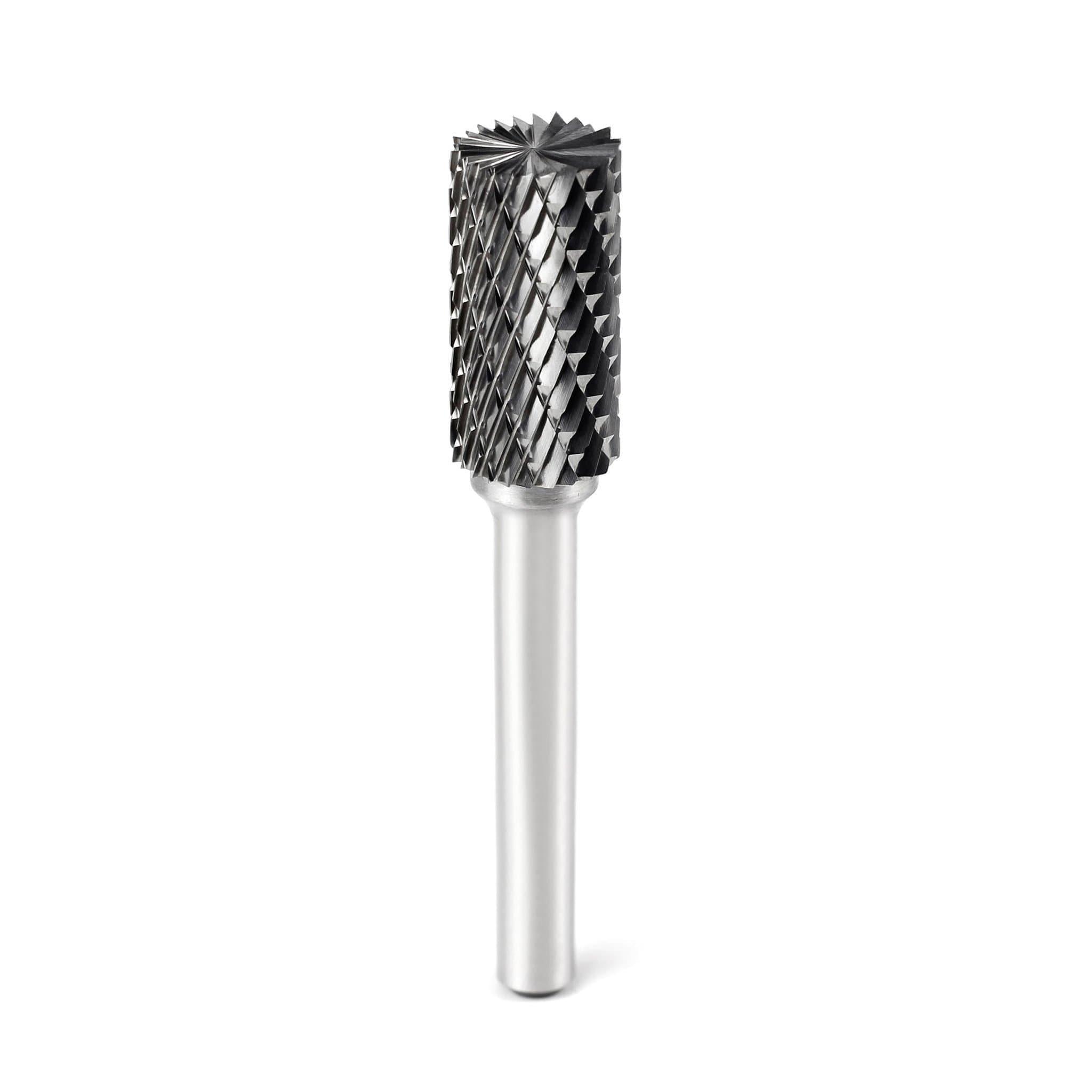 Carbide Burr SB 5 Cylindrical End Cut OMNI Range Head D 1 2 x 1 4 Shank 2 3 4 Inch Full Length