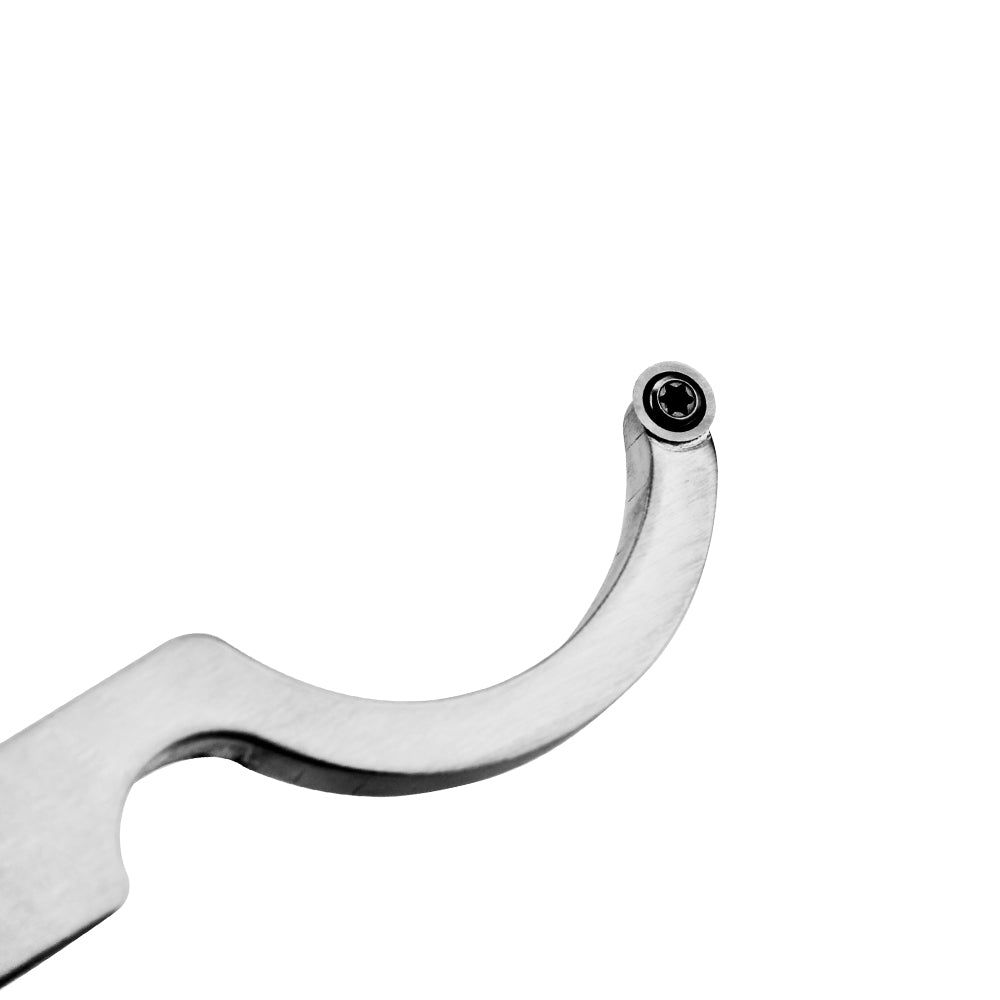 Woodturning Tool Carbide Lathe Chisel Mini Hollower Swan Neck Tool Bar Round Tip