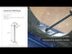 CARBODE BURR SD-3NFL4 Forma de bola Cabeza de rango de aluminio D 3/8 x 3 / 8L, 1/4 Shank, 4-1 / 3 pulgadas de longitud completa