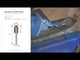 Carbide Burr SC-6 Bola cilínea Nariz Omni Range Head D 5/8 x 1L, 1/4 vástago, 2-3/4 pulgadas de longitud completa