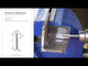 Carbide Burr SB-1 Cilíndrico de corte Corte Omni Cabeza de rango D 1/4 x 5/8l, 1/4 vástago, 2 pulgadas de longitud completa